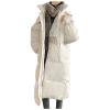 tuduoms Womens Winter Hooded Maxi Long Down Coat Warm Belted Quilted Puffer Jacket Fashion Slim Long Puffy Parka Snow Jacket view 1