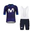 SGCIKER 2023 Team M Blue Cycling Jersey Set,Summer Cycle Shirt MTB Bike Clothing Bib Short Kits 9D Gel Pad (6XL) view 1
