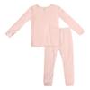 Kids Tales Unisex Bamboo Rayon Pajamas Set Toddler Long Sleeve Snug Fit Sleepwear Child Solid Tops + Pants 2Pcs Sleeper PJS view 1