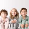 Kids Tales Unisex Bamboo Rayon Pajamas Set Toddler Long Sleeve Snug Fit Sleepwear Child Solid Tops + Pants 2Pcs Sleeper PJS view 2