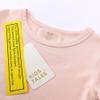 Kids Tales Unisex Bamboo Rayon Pajamas Set Toddler Long Sleeve Snug Fit Sleepwear Child Solid Tops + Pants 2Pcs Sleeper PJS view 3