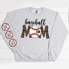 Baseball Mom Sweatshirt, Baseball Mom Nana Grandma Sweatshirt, Baseball for Grandparents, Gifts for Women, Baseball Gifts For Grandma, Mothers day Birthday Baseball Gifts view 3