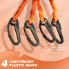 A1FISHER 4 Arm Crab Trap Harness with Durable Plastic Hooks for Sailing Fishing Orange 1 Pack view 4