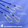 A1FISHER 4 Arm Crab Trap Harness with Heavy Duty Metal Hooks for Sailing Fishing Blue 1 Pack view 4