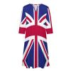 Fattyeery Elegant Casual Long Dress British Flag Girls Summer Sunshine Beach Skirts for Womens 3XL view 4