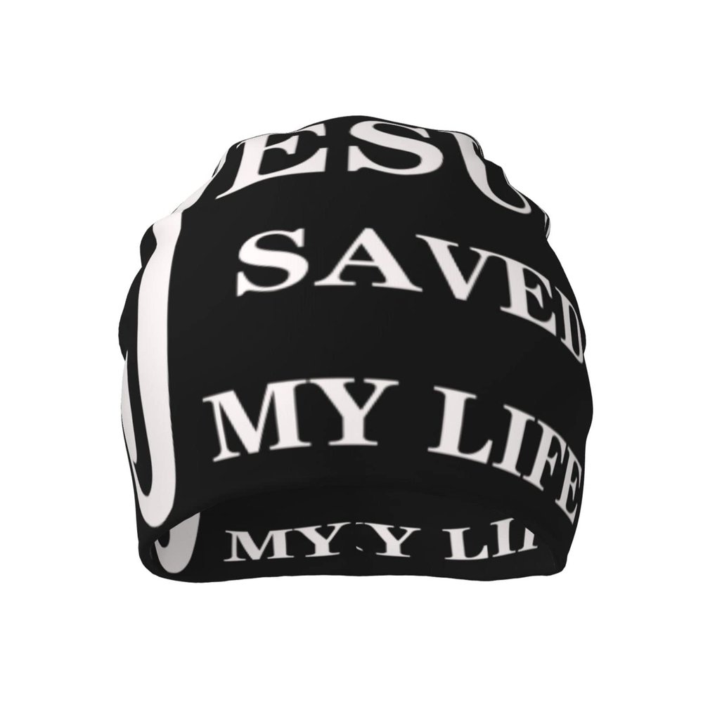 Jesus Christian Faith Cross Beanie hat for Men Women Winter Knit Hats Soft Unisex Skull Cap Black