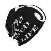 Jesus Christian Faith Cross Beanie hat for Men Women Winter Knit Hats Soft Unisex Skull Cap Black view 2