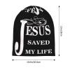 Jesus Christian Faith Cross Beanie hat for Men Women Winter Knit Hats Soft Unisex Skull Cap Black view 3