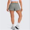 CRZ YOGA High Waisted Running Shorts for Women 2.5" - Mesh Liner Quick Dry for Workout Sport Athletic with Zipper Pocket Sterling Medium view 4