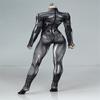 Fremego 1/6 Scale Female Clothes,Female Tight Stretch Bodysuit Jumpsuit Outfit Clothing for 12inch PH TBL JO Seamless Action Figure Body (C) view 4