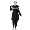 ODIZLI Muslim Swimsuits for Women Plus Size Modest Islamic Arabic Swimwear Burkini Long Sleeve Abayas for Women Muslim Bathing Suits Burkini with Cap Black Pink 3XL view 4