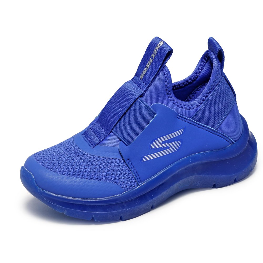 Skechers Boys' Skech Fast Ice, Blue, 1 Little Kid