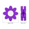 PATIKIL Tennis Racket Vibration Dampener, 10 Pack Soft Silicone Racquet Shock Absorber String Damping, Purple view 2