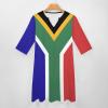 Fattyeery Elegant Casual Long Dress South African Flag Girls Summer Sunshine Beach Skirts for Womens 5XL view 3