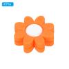 PATIKIL Tennis Racket Vibration Dampener, 6 Pack Soft Silicone Racquet Shock Absorber String Damping, Orange view 3