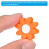 PATIKIL Tennis Racket Vibration Dampener, 6 Pack Soft Silicone Racquet Shock Absorber String Damping, Orange view 4