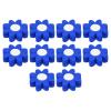 PATIKIL Tennis Racket Vibration Dampener, 10 Pack Soft Silicone Racquet Shock Absorber String Damping, Blue view 1