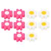 PATIKIL Tennis Racket Vibration Dampener, 10 Pack Soft Silicone Racquet Shock Absorber String Damping, Pink, White view 1