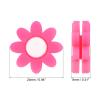 PATIKIL Tennis Racket Vibration Dampener, 10 Pack Soft Silicone Racquet Shock Absorber String Damping, Pink, White view 2