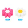 PATIKIL Tennis Racket Vibration Dampener, 10 Pack Soft Silicone Racquet Shock Absorber String Damping, Pink, White view 3