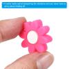 PATIKIL Tennis Racket Vibration Dampener, 10 Pack Soft Silicone Racquet Shock Absorber String Damping, Pink, White view 4