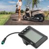 Electric Display, 36V 48V LCD GD01 Display 5 Pin Plug for 22.2mm Handlebar Display view 3