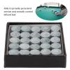 50PCS Billiard Cue Tips, Grade B Snooker Leather Heads Billiard Pool Cue Tips with Storage Box, Pool Stick Tips Pool Cue Tips Replacement Kit for Pool Cues and Snooker (10mm) view 3