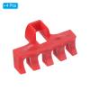 PATIKIL Badminton Stringing Racquet Load Spreader, 4 Pack Racket High Pounds Load Adapter Protector Stringing Machine Tool, Red view 3