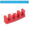 PATIKIL Badminton Stringing Racquet Load Spreader, 4 Pack Racket High Pounds Load Adapter Protector Stringing Machine Tool, Red view 4