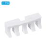 PATIKIL Badminton Stringing Racquet Load Spreader, 4 Pack Embedded Racket High Pounds Load Adapter Protector Stringing Machine Tool, White view 3