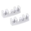 PATIKIL Badminton Stringing Racquet Load Spreader, 2 Pack Embedded Racket High Pounds Load Adapter Protector Stringing Machine Tool, White view 1