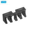 PATIKIL Badminton Stringing Racquet Load Spreader, 2 Pack Embedded Racket High Pounds Load Adapter Protector Stringing Machine Tool, Black view 3