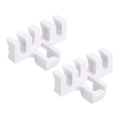 PATIKIL Badminton Stringing Racquet Load Spreader, 2 Pack Racket High Pounds Load Adapter Protector Stringing Machine Tool, White