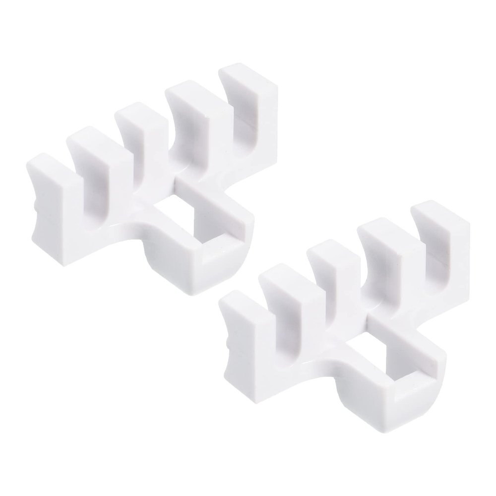 PATIKIL Badminton Stringing Racquet Load Spreader, 2 Pack Racket High Pounds Load Adapter Protector Stringing Machine Tool, White