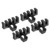 PATIKIL Badminton Stringing Racquet Load Spreader, 4 Pack Racket High Pounds Load Adapter Protector Stringing Machine Tool, Black view 1