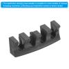 PATIKIL Badminton Stringing Racquet Load Spreader, 4 Pack Racket High Pounds Load Adapter Protector Stringing Machine Tool, Black view 4