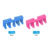 PATIKIL Badminton Stringing Racquet Load Spreader, 2 Pack Embedded Racket High Pounds Load Adapter Protector Stringing Machine Tool, Pink/Blue view 3