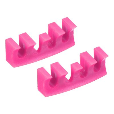 PATIKIL Badminton Stringing Racquet Load Spreader, 2 Pack Embedded Racket High Pounds Load Adapter Protector Stringing Machine Tool, Pink