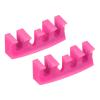 PATIKIL Badminton Stringing Racquet Load Spreader, 2 Pack Embedded Racket High Pounds Load Adapter Protector Stringing Machine Tool, Pink