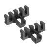 PATIKIL Badminton Stringing Racquet Load Spreader, 2 Pack Racket High Pounds Load Adapter Protector Stringing Machine Tool, Black view 1