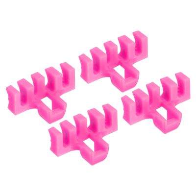 PATIKIL Badminton Stringing Racquet Load Spreader, 4 Pack Racket High Pounds Load Adapter Protector Stringing Machine Tool, Pink