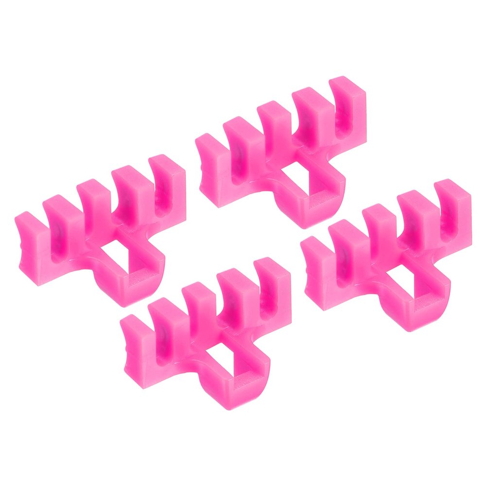 PATIKIL Badminton Stringing Racquet Load Spreader, 4 Pack Racket High Pounds Load Adapter Protector Stringing Machine Tool, Pink