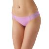 b.tempt'd by Wacoal Women's b.bare Sleek Thong Panty, 976267, Smoky Grape, X-Large view 2