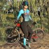 Women's Cycling Suit Triathlon Race Suit Mountain Bike Long Pants Long Sleeve Jumpsuit 9D GEL Pad Sportwear (Color : 02, Size : XXX-Large) view 1
