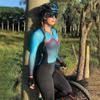 Women's Cycling Suit Triathlon Race Suit Mountain Bike Long Pants Long Sleeve Jumpsuit 9D GEL Pad Sportwear (Color : 02, Size : XXX-Large) view 2