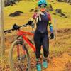 Women's Cycling Suit Triathlon Race Suit Mountain Bike Long Pants Long Sleeve Jumpsuit 9D GEL Pad Sportwear (Color : 01, Size : XX-Small) view 1
