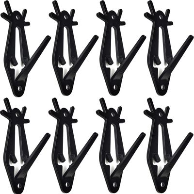 VMSIXVM European Deer Skull Mount Hanger, Euro Wall Mount Hanger for Deer Head, Pronghorn and Other Smaller Animals, Skull Wall Hooker with Easy Installation Kit for Indoor Outdoor