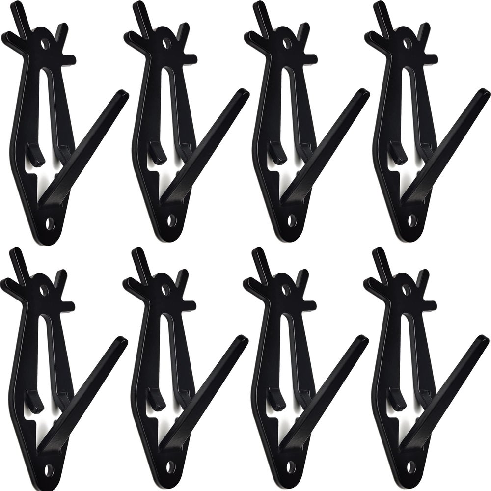 VMSIXVM European Deer Skull Mount Hanger, Euro Wall Mount Hanger for Deer Head, Pronghorn and Other Smaller Animals, Skull Wall Hooker with Easy Installation Kit for Indoor Outdoor