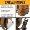 Carhartt 40L Nylon Roll Top Backpack, Heavy-Duty Water-Resistant Material W/ 17" Laptop Sleeve, Blind Fatigue Camo view 3