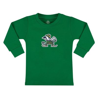 Creative Knitwear Notre Dame Green Infant Long Sleeve Tee Size 3-6M - Leprechaun